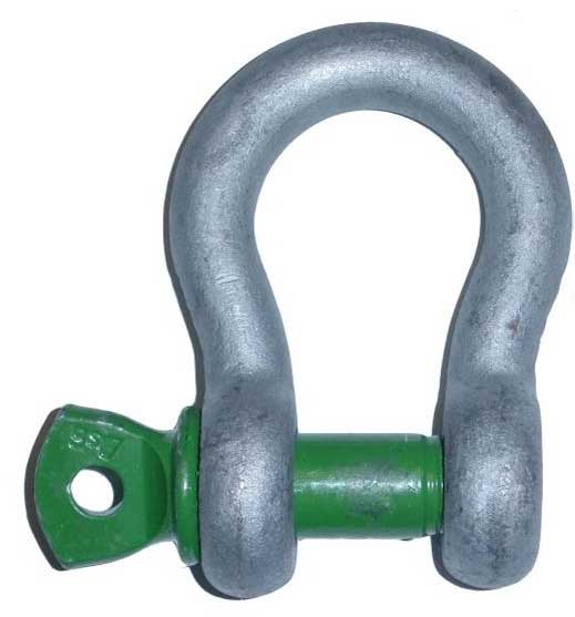 Green Pin Bow Shackle type A Screw Pin